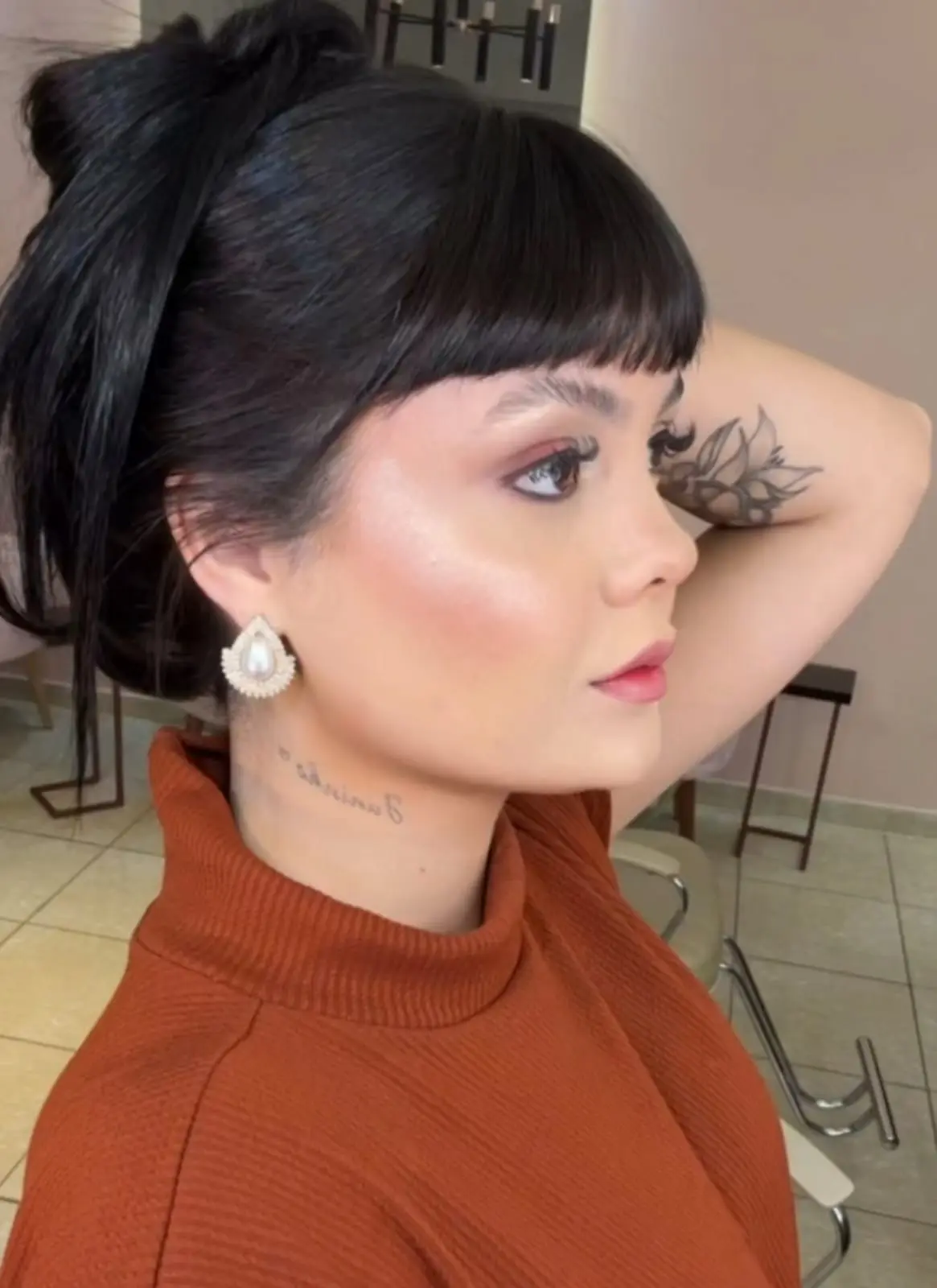 Penteado social profissional